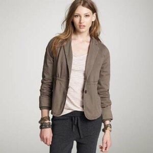J Crew Collection Shearling Fatigue Jacket